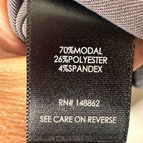 Torrid Size 4 Modal Blend Gray Zip-Front V-Neck Dress With Pockets - Picture 8 of 12